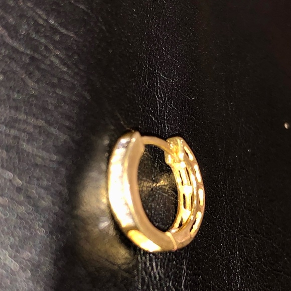 REAL DIAMOND Baguette Hoops NOT CZ NOT FAKE SALE! - Picture 6 of 8